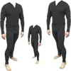 Long John Western Unterwäsche schwarz Einteiler Baumwolle Produktbild-Vorschau 1