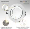 SSC-LUXon 6 Stück RW-2 Einbaustrahler Rahmen IP44 für GU10 Produktbild-Vorschau 5