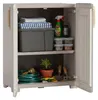Armoire Basse 80 X 45 X H98 Cm Beige - Groove - Keter Voir les images du produit 11