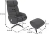Relaxsessel mit Hocker MCW-K98, Fernsehsessel Sessel, Produktbild-Vorschau 10