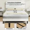 HOMCOM Bett 140x200 cm Bettgestell mit gepolstertem Produktbild-Vorschau 6