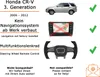 Autoradio Einbaupaket JBL Legend 700D passend für Honda Produktbild-Vorschau 2