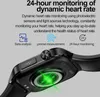 Close-up of the back of a smartwatch with a green light emanating from the sensor. Náhled obrázku produktu