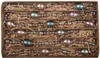 Dekoracyjna girlanda świąteczna, szkło, metal, 2x180 cm, Podgląd zdjęcia produktu 3