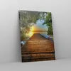 Bild auf Leinwand - Leinwandbild - Einteilig - Brücke See - Produktbild-Vorschau 4