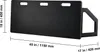 SucceBuy Fußball-Rebounder-Board, 45"X18" Klappbares Produktbild-Vorschau 8