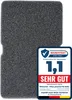 A gray foam filter with a promotional badge overlay. Produktbild-Vorschau