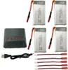 4 kusy náhradních baterií + 3,7V 850mAh Li-Po nabíječka pro Náhled obrázku produktu 2