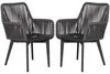 2er Set Diningsessel Marbella Rope - Aluminium Gestell Produktbild-Vorschau 2