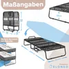 ELONEO Klappbett ohne Matratze 90x200 cm Produktbild-Vorschau 6