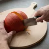 Schneidebrett rund mit Griff 40 cm Buche zum Schneiden Produktbild-Vorschau 9