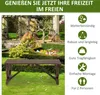 Outsunny záhradná lavička lavička záhradný nábytok Náhľad obrázku produktu 10