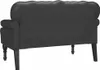 The back view of a black Chesterfield sofa. Náhled obrázku produktu