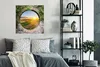 MuchoWow® Poster Landleben - Aussicht - Sonne 75x75 cm - Produktbild-Vorschau 4