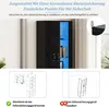okwish vitrína vysoká skříň s LED osvětlením, obývací skříň Náhled obrázku produktu 5