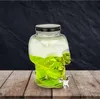 Totenkopf aus Glas mit Deckel 4 L Getränkespender mit Produktbild-Vorschau 2