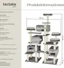 tectake® Kratzbaum Entissar 214 cm inklusive Kippschutz Produktbild-Vorschau 5