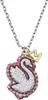Swarovski Damen Anhänger Swan Pink Rhodium Plated 5649200 Produktbild-Vorschau 6