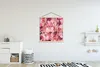 MuchoWow® Textilposter Blumen - Rosa - Rosen 120x120 cm mit Produktbild-Vorschau 2