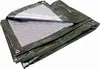 Abdeckplane Grün-Silber 4X5 M 130G/M2 Podgląd zdjęcia produktu 11