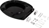 aquaSu® Basic, WC-Sitz in Schwarz, Duroplast Produktbild-Vorschau 7