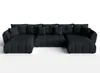 AX LIVING Sofa mit Federkern und T30-Schaum, langlebige Polsterung mit Soft-Touch Stoff in Beige Produktbild-Vorschau