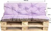 Palettenkissen set 120x80x40cm, Palettenkissen Helles Lila, Produktbild-Vorschau 2