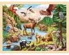 goki inlay puzzle Severoamerická divočina Náhľad obrázku produktu 2