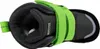 A single black and green boot for a child, viewed from the top. Produktbild-Vorschau
