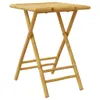 vidaXL Table de jardin pliante 55x55x75 cm bambou Voir les images du produit 6