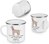Mr. & Mrs. Panda Tasse Emaille Irish Water Spaniel Freund - Produktbild-Vorschau 4