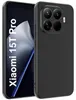 Silikon Hülle für Xiaomi 15T Pro Schutzhülle Matt Schwarz Produktbild-Vorschau 1
