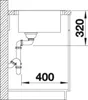 BLANCO ANDANO XL 6 S-IF Compact, Schrankwaschbecken, Produktbild-Vorschau 6