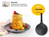 padella per pancake endusor per induzione con rivestimento antiaderente per bambini con motivo smile Anteprima dell’immagine prodotto