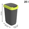 Rotho Abfalleimer Set 3tlg. 25L Twist - Swingeimer - Produktbild-Vorschau 2