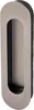 Marchesi Schiebetürmuschel oval 155 x 45 x 2 mm Edelstahl Produktbild-Vorschau 1