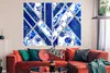 MuchoWow® Poster Delfter Blau - Design - Abstrakt 160x120 Produktbild-Vorschau 2