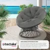 Ratanové otočné kreslo Gargano 92 x 80 x 80,5 cm Náhľad obrázku produktu 8