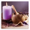 Leinwandbild Lavendel-Spa-Kerze 30x30 Feeby Violett bild Produktbild-Vorschau 3