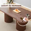 okwish Moderner Esstisch mit ovaler Tischplatte, Produktbild-Vorschau 4