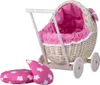 Kočárek pro panenky LILI Willow Cream 48X28 H26/47 CM Náhled obrázku produktu 7