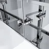 SONNI Armoire de toilette en inox avec tablette et Voir les images du produit 11
