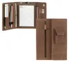 Dethloff Schreibmappe A5 Handwerkermappe Leder braun für Produktbild-Vorschau 1