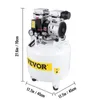 VEVOR Silent Flüsterkompressor 40L Druckluftkompressor Produktbild-Vorschau 8