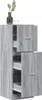 vidaXL Apothekerschrank Grau Sonoma 40x41x118 cm Produktbild-Vorschau 2