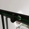 Duschspa 120x195cm Schiebetür Schwarz Duschabtrennung 5mm Produktbild-Vorschau 6