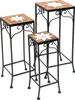 DanDiBo Tabouret pour fleurs Merano Mosaïque Set de 3 Voir les images du produit 2
