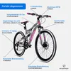 A diagram of a bicycle with various features labeled. Produktbild-Vorschau