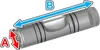 Set di 20 fiale per livelle a bolla (misura 10: 8,0x35,0 Anteprima dell’immagine prodotto 2