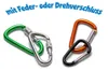 Simba Dickie Scout Metallkarabiner 4 Stück Anteprima dell’immagine prodotto 3